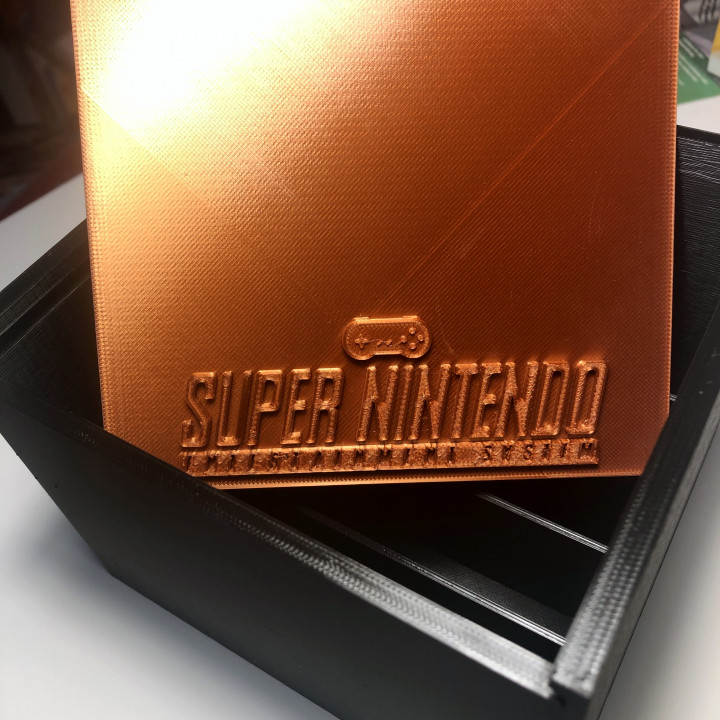 Snes 5 Spiele Box Nintendo Lager Super 3D print model - Mito3D