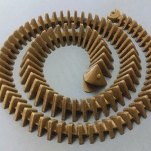 Moviente pez juguetes juegos juego llavero matemáticas openscad espiral fósil personalizador math art archimedean spiral arquímedes 3d print model - Mito3D