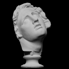 Riese Sterben Alexander Scan Kopf Porträt Skulptur hellenistisch Renaissance Tod Emotion artec Openglam eva smk open Pergamon dying alexander 3d print model - Mito3D