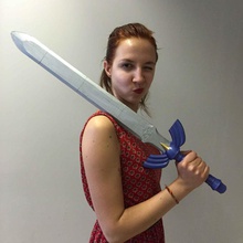 zelda master sword - size 2 props & cosplay prop time blade replica link ocarina 3d print model - Mito3D