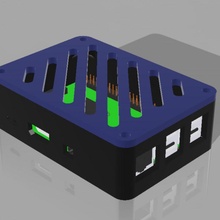 Himbeere pi3 Container 3d print model - Mito3D