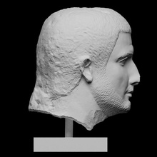 bust man scan head portrait sculpture bearded openglam artec-eva smk-open ludwig tetrarch 3d print model - Mito3D