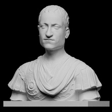 Giovanni di Cosimo 39 doktorlar taramak büst adam Vesika heykel erkek İtalya Alçı Openglam artec eva smk open 'medici 3d print model - Mito3D