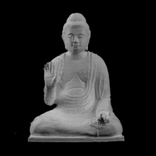 buddha seduto museo guimet parigi scansione 3d print model - Mito3D