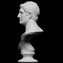 ptolemy ii philadelphus scan africa bust egypt portrait sculpture male ptolemaic alexandria copy naples artec openglam artec-eva smk-open ptolemy-ii-philadelphus 3d print model - Mito3D