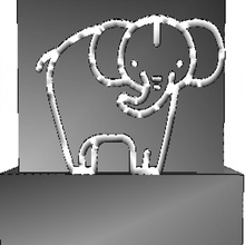 animale Kazoo freddo Leone musica elefante 3d print model - Mito3D