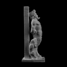 estatua mármol pan museo metropolitano arte york scan 3d print model - Mito3D