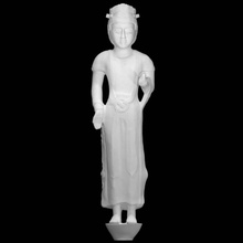 standing bodhisattva scan 3d print model - Mito3D