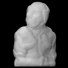 scottfhallsculpture010 taramak okuma Sanat bulut heykel profesör orijinal tarandı eskiz ince mecazi kil örtülü gerçekçilik izlenimcilik gerçekçi varoluşçuluk ciltli bfa amorf mfa Pareidolia 3d print model - Mito3D
