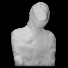 scottfhallsculpture012 taramak okuma Sanat bulut heykel profesör orijinal tarandı eskiz ince mecazi kil örtülü gerçekçilik izlenimcilik gerçekçi varoluşçuluk ciltli bfa amorf mfa Pareidolia 3d print model - Mito3D