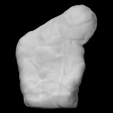 scottfhallsculpture020 taramak okuma Sanat bulut heykel profesör orijinal tarandı eskiz ince mecazi kil örtülü gerçekçilik izlenimcilik gerçekçi varoluşçuluk ciltli bfa amorf mfa Pareidolia 3d print model - Mito3D
