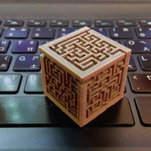 cubo laberinto openscad personalizador 3d print model - Mito3D