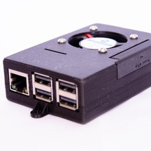 raspberry pi 3 case v2 electronics mount shell housing version 3d print model - Mito3D