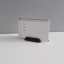 tarjeta estante soporte monitor apoyo visitar carta visite 3d print model - Mito3D