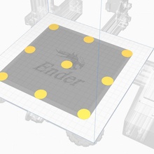 cama nivel prueba discos 180x180 02 mm 1 9 puntos 3d print model - Mito3D