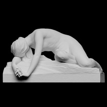 sorrow scan female woman marble nude emotion full-figure swedish artec cc0 openglam artec-eva resignation 3d print model - Mito3D