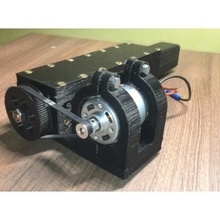 3d printable linear atuador imprimível cinto pesado servo elétrico rosca cronometragem gt2 dirigido 3d print model - Mito3D