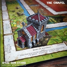chapelle boutique fantaisie mini rpg échelle terrain miniature église talisman paysage boadgame 3d print model - Mito3D
