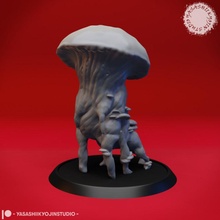 myconid mesa miniatura bestia criatura monstruo seta juego rol hongo 28mm dnd 32mm 54mm 3d print model - Mito3D