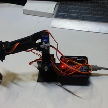 Smartphone Steuerung erstellen Roboter Arm wiederholen Bewegung Gadgets Elektronik 3d print model - Mito3D