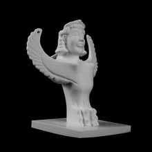 bronze Fuß form sphinx metropolitan museum Kunst york scan 3d print model - Mito3D
