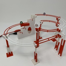 marbre magnétique pistes jouets Jeux ultimaker marbres autodesk fusion360 Marblerun machine marbrer 3d print model - Mito3D