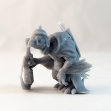 abutre arqueiro dnd monstro 2 poses tampo mesa seta pássaro Corvo dragões masmorras jogos mini miniatura personagem inimigo Dragões besta descobridor npc 3d print model - Mito3D