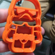 stormtrooper cookiecutter 3d food starwars cookiercutter 3d print model - Mito3D