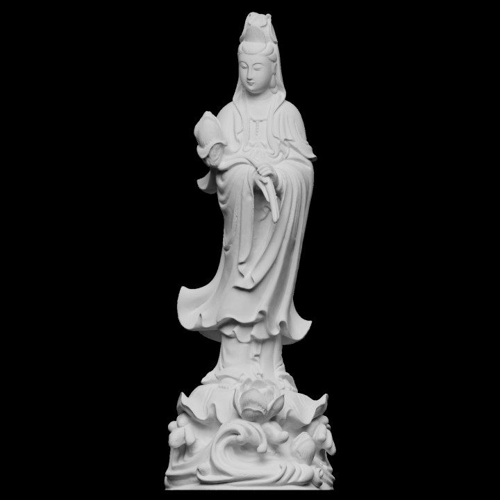 guanyin scan ancient chinese mythical scantheworldchina 3D print model - Mito3D
