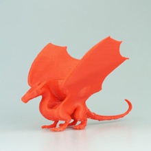 dragon dado piatto giardino 3d print model - Mito3D