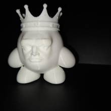 Rey kirb juguetes juegos hermoso corona realeza Siniestro remezclar 3d print model - Mito3D