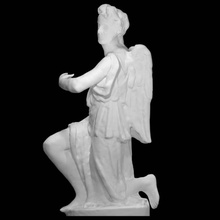 kneeling angel scan 3d print model - Mito3D