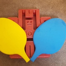 juggler tom - easy maze puzzle kids robot toy juggle 3d print model - Mito3D