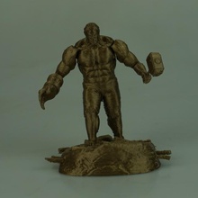 hulk reloaded hellboy mano doom martello thor inarrestabile fan art 3d print model - Mito3D