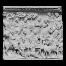 adoration magi scan christianity sculpture religion relief panel artec matthew gospel siena pulpit openglam artec-eva smk-open 3d print model - Mito3D