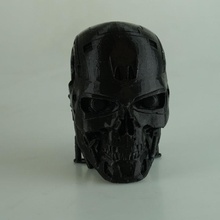 t 800 terminator cráneo props cosplay película terminador 3d print model - Mito3D