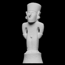 pre hispanic ídolo quito Ecuador escanear figura hombre Roca Sudamerica prehispánico 3d print model - Mito3D