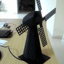 usb windmill gadgets & electronics 3d print model - Mito3D