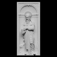 saint hieronymus st Jérôme analyse sculpture Renaissance copenhague Saint high relief artec openglam eva smk open Bregno 3d print model - Mito3D