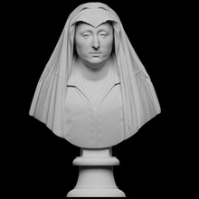 busto camilla barbadori escanear 3d oscuro ligero escultura mujer barroco artec openglam eva smk open 3d print model - Mito3D
