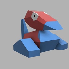porygon colorwithxyz 3d print model - Mito3D