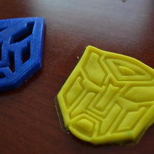 transformadores logotipo fresa brinquedos games cortador transformador 3d print model - Mito3D