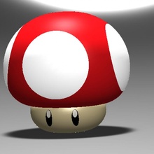 Mario Super Pilz niedlich Spiele luigi 3d print model - Mito3D