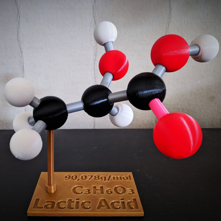 molecular puzzle education model science chemistry atom compound 3D print model - Mito3D