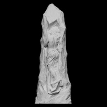 sepulcral monumento artista mãe placa desenhar Varredura mulher gesso dor artec glyptotek cc0 openglam eva smk open signe tegner 3d print model - Mito3D