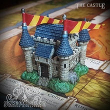 castle tabletop fantasy rpg terrain tower miniature boardgame talisman turret 3d print model - Mito3D