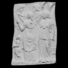 Traiano colonna xci spettatori sacrificio scansione uomini Roma scultura traiano donne sollievo artec openglam eva smk open trajan's column 3d print model - Mito3D