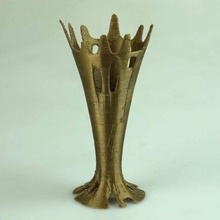 melted vase & garden decoration 3d print model - Mito3D