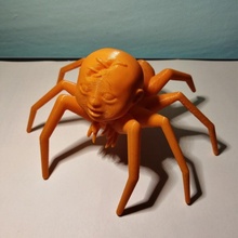 bambino corpo ragno giardino Halloween orrore 3d print model - Mito3D
