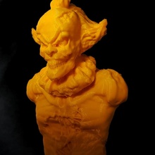 skinless pennywise fan art bust halloween toy prusa  pennywise